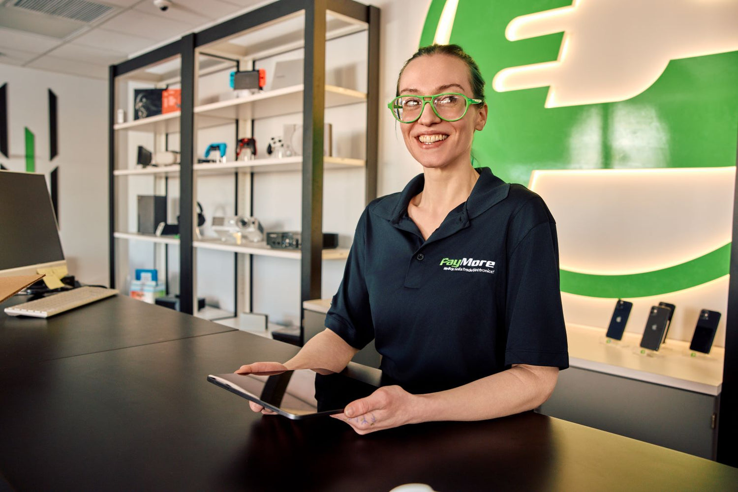 paymore employee smiling